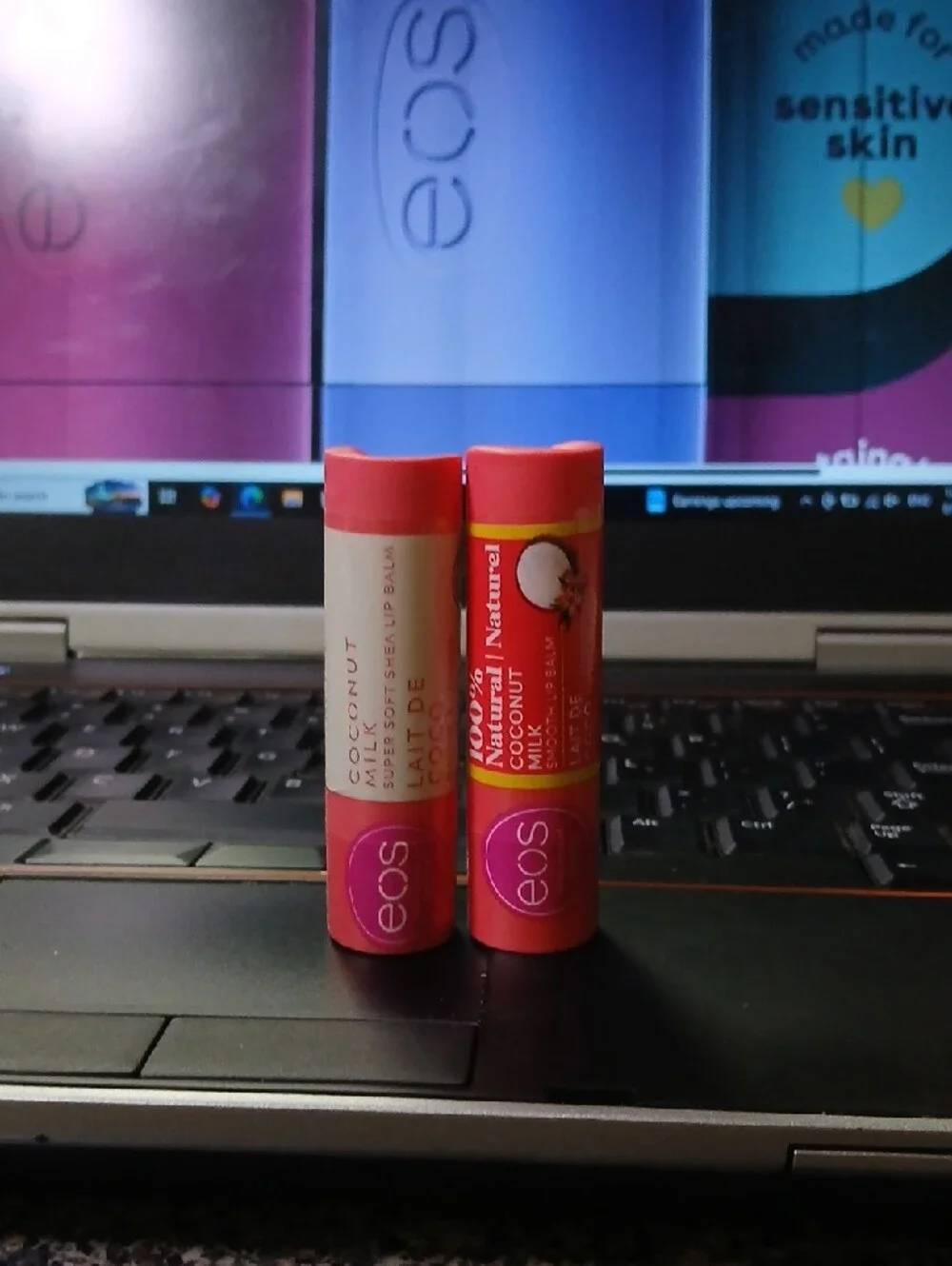 2 eos Coconut Milk Lip Balm Duo in Pink